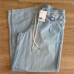H&M Denim Drawstring Trousers